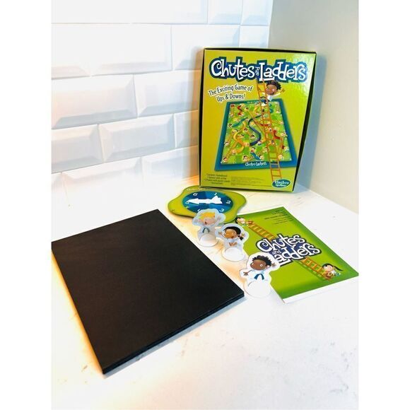 Chutes and Ladders for Ages 3+ Classic Board Game Children Fun - Picture 2 of 3